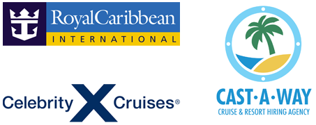 Royal Caribbean and Cast-A-Way logos