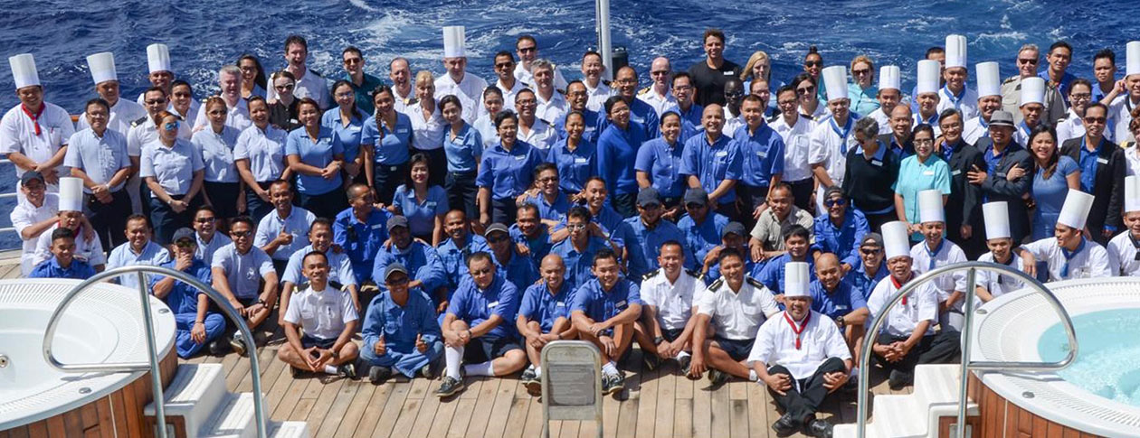 Windstar Cruises crew