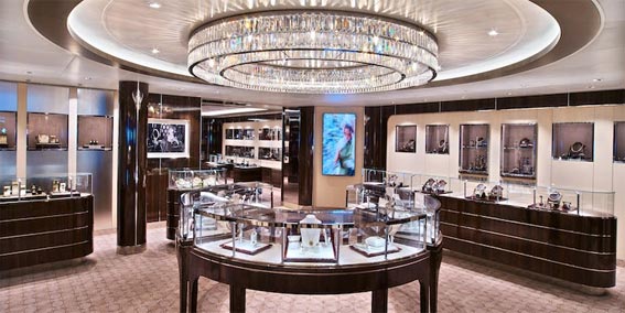 jewelry shop on a cruise ship